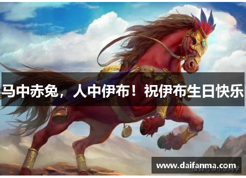 马中赤兔，人中伊布！祝伊布生日快乐